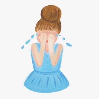 女孩png免抠素材_新图网 https://ixintu.com 伤心 卡通 哭泣 女孩