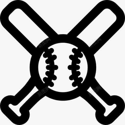 蝙蝠图标png_新图网 https://ixintu.com 棒 棒球棒 球运动 设备