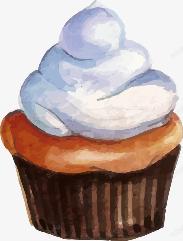 手绘冰淇淋png免抠素材_新图网 https://ixintu.com 冰淇淋 手绘 零食