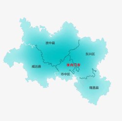 内江地图四川内江市地图高清图片