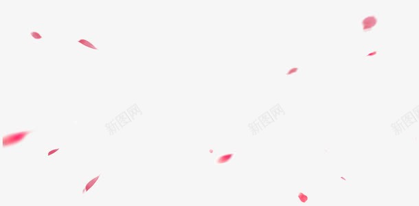 粉色花瓣飞扬png免抠素材_新图网 https://ixintu.com 粉色 花瓣 飞扬
