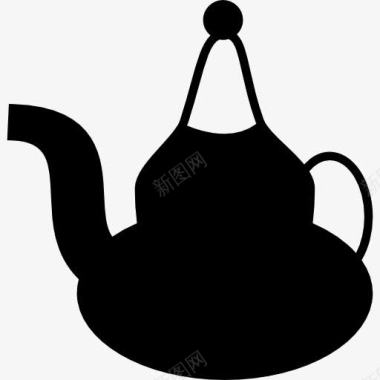 古董茶壶图标图标