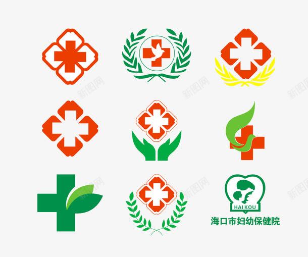 红十字图标png_新图网 https://ixintu.com 心形 矢量logo 矢量红十字 红十字
