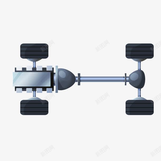 金属质感汽车四轮矢量图ai免抠素材_新图网 https://ixintu.com 四轮 汽车 质感 金属 矢量图