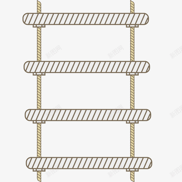 白色线条梯子png免抠素材_新图网 https://ixintu.com PNG图形 PNG装饰 卡通 梯子 线条 装饰