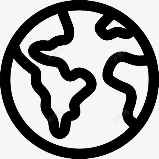 地球环球图标png_新图网 https://ixintu.com 世界地理 全球教育 地图和位置 地图和国旗 地球 地球仪