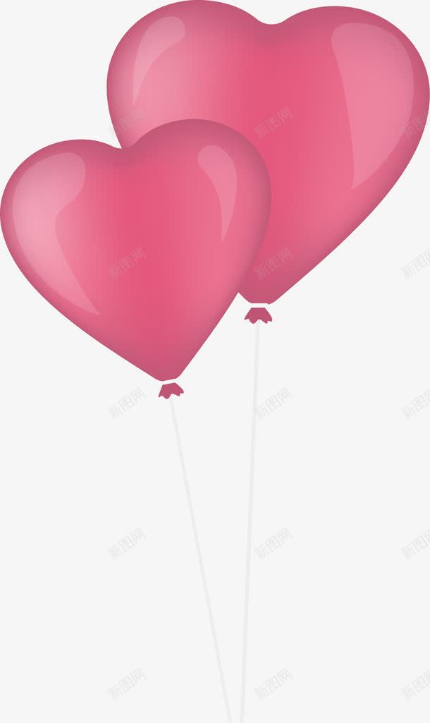 情人节红色爱心气球png免抠素材_新图网 https://ixintu.com 情人节 漂浮气球 漂浮爱心 爱心气球 红色爱心 质感