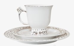 瓷杯装饰家居装饰白色茶杯瓷杯高清图片