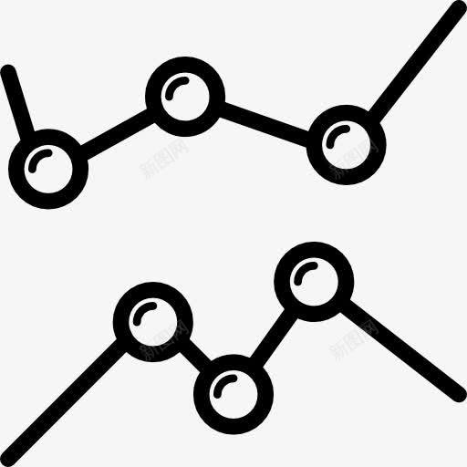 连接器的统计图标png_新图网 https://ixintu.com 业务 线图 统计 财务 财政 连接器