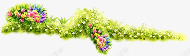 彩色清新花朵植物png免抠素材_新图网 https://ixintu.com 彩色 植物 清新 花朵