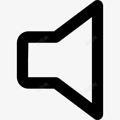 扬声器概述符号图标png_新图网 https://ixintu.com 声音 扬声器 清晰的图标 界面 符号 轮廓 音乐 音频