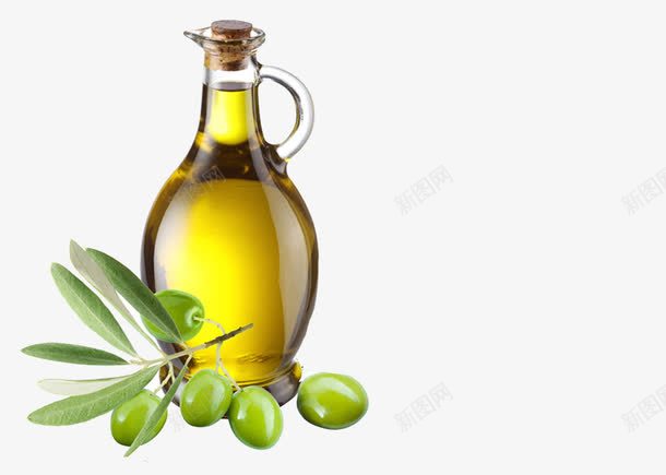 油瓶png免抠素材_新图网 https://ixintu.com 橄榄叶 橄榄枝 油瓶