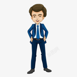 手绘男人素材