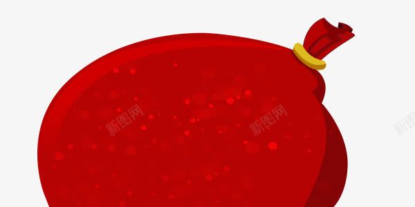 红色可爱卡通圣诞礼物袋装饰图案png免抠素材_新图网 https://ixintu.com 卡通 可爱 圣诞礼物 礼物袋 红色 装饰图案
