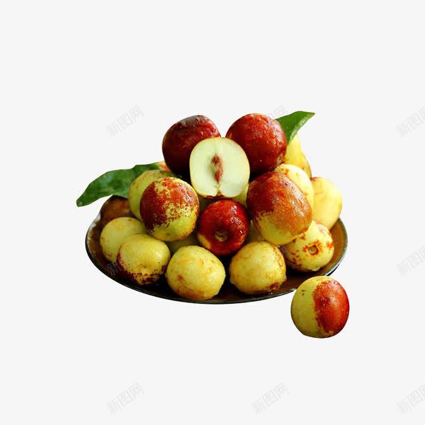装在盘子里的红枣png免抠素材_新图网 https://ixintu.com 产品实物 水果 盘子 红枣 鲜果