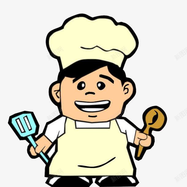 卡通厨师png免抠素材_新图网 https://ixintu.com 卡通 厨师 呆萌厨师