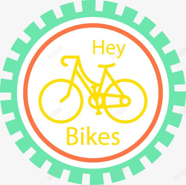 单车运动标签png免抠素材_新图网 https://ixintu.com 单车 标签 运动