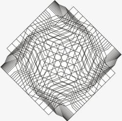 墨直线线条图案高清图片