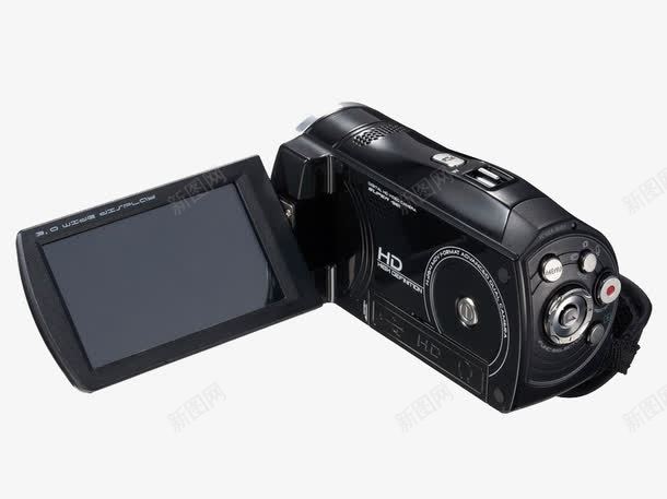摄相机黑色png免抠素材_新图网 https://ixintu.com 拍摄 摄相机 模特 黑色