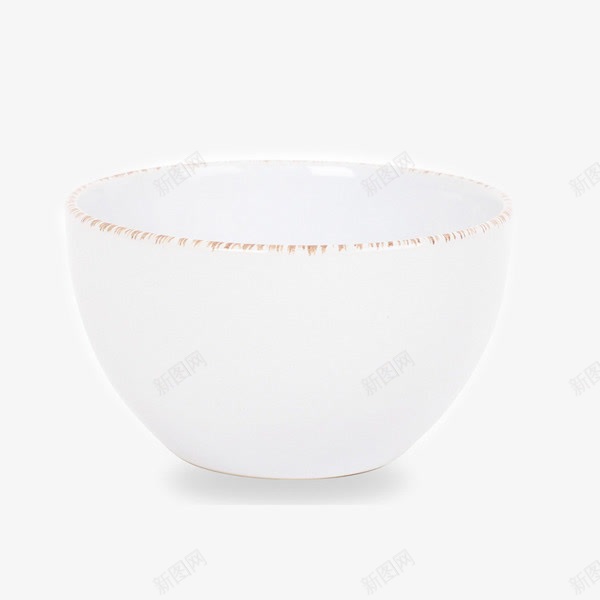 白色带金边陶瓷碗png免抠素材_新图网 https://ixintu.com 产品实物 白色碗 陶瓷碗 面碗