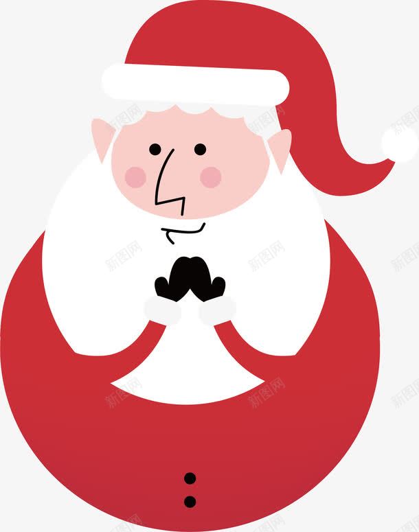 拍手的圣诞老人png免抠素材_新图网 https://ixintu.com 圣诞快乐 圣诞老人 圣诞节 拍手 矢量png