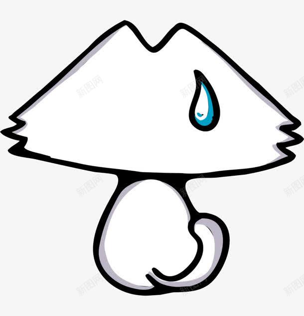 蘑菇简笔画png免抠素材_新图网 https://ixintu.com 卡通动物简笔画 卡通蘑菇 蘑菇简笔画