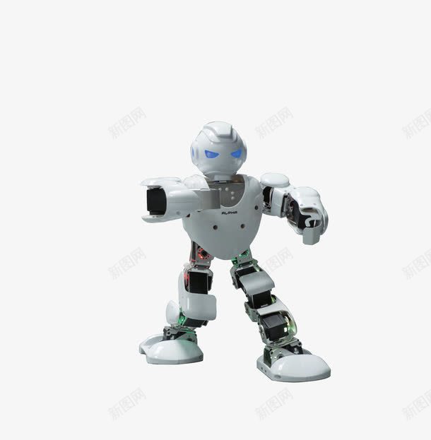 白色机器人png免抠素材_新图网 https://ixintu.com 卡通机器 机器人 白色机器人 矢量机器人