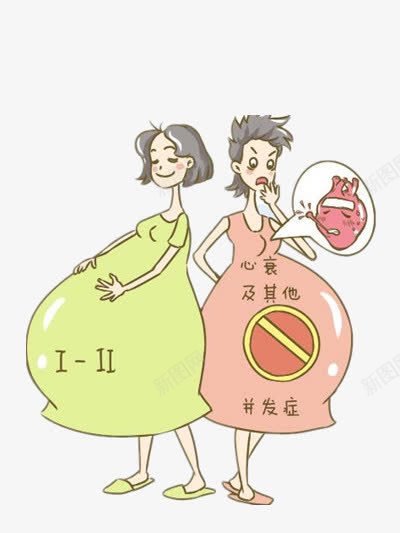 孕妇的注意事项png免抠素材_新图网 https://ixintu.com 人物 大肚子 彩色 辛苦