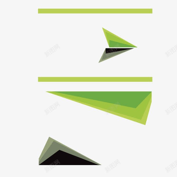手绘多边形png免抠素材_新图网 https://ixintu.com 三角形素材 几何素材 多边形素材