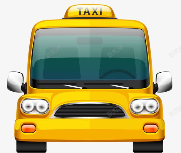 黄色出租车png免抠素材_新图网 https://ixintu.com TAXI 出租车 卡通 黄色