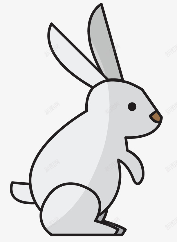 大耳朵兔子png免抠素材_新图网 https://ixintu.com 兔子 卡通 卡通动物 可爱 大耳朵 小兔子 小动物