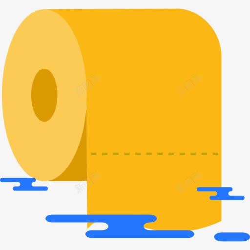 卫生纸图标png_新图网 https://ixintu.com 卫生 卫生纸 浴室
