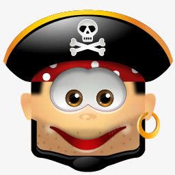 海盗微笑vistarastersmileysicons图标png_新图网 https://ixintu.com Pirate Smile 微笑 海盗