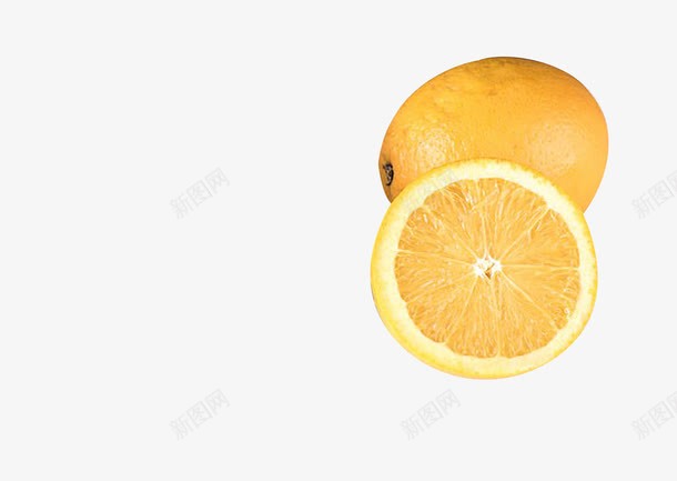 橙子切面健康食品png免抠素材_新图网 https://ixintu.com 健康 切面 橙子 食品