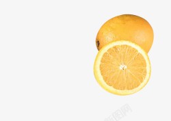 橙子切面健康食品素材
