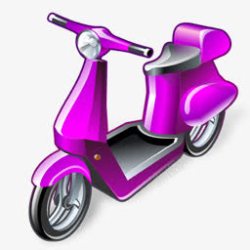 紫色摩托车摩托车高清图片