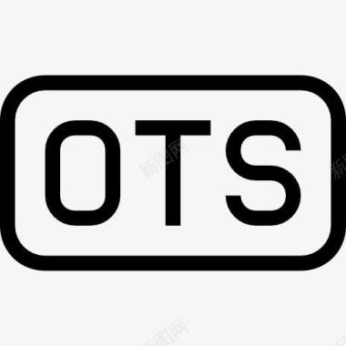 OTS文件类型的圆角矩形概述界面符号图标图标