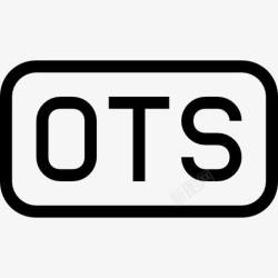 OTSOTS文件类型的圆角矩形概述界面符号图标高清图片