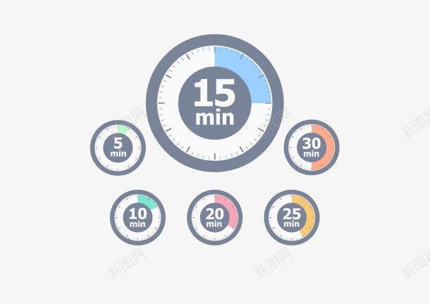 秒表图案png免抠素材_新图网 https://ixintu.com 图案 秒表