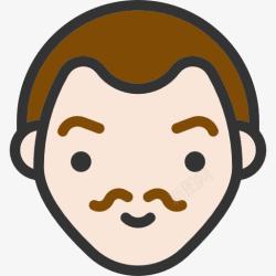 笑着的男人png图片微笑图标高清图片