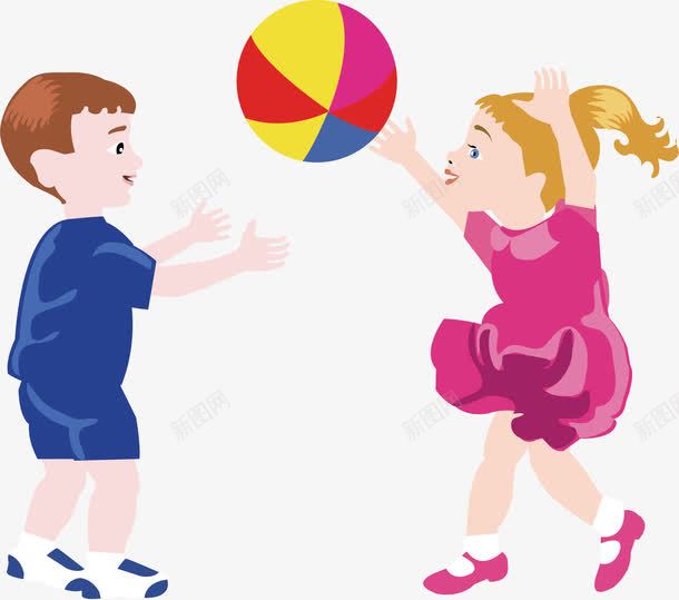 玩皮球的孩子png免抠素材_新图网 https://ixintu.com 孩子 玩皮球的孩子 玩耍 皮球
