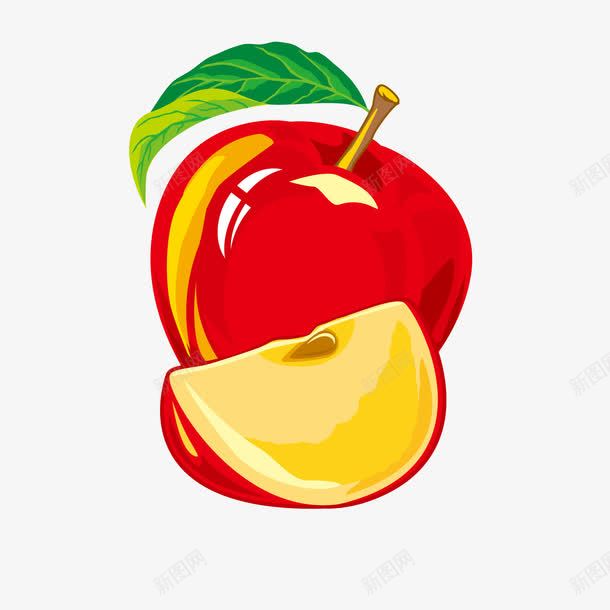 红色桃子png免抠素材_新图网 https://ixintu.com 反光 商务 果实 树叶 桃子 红色 绿色