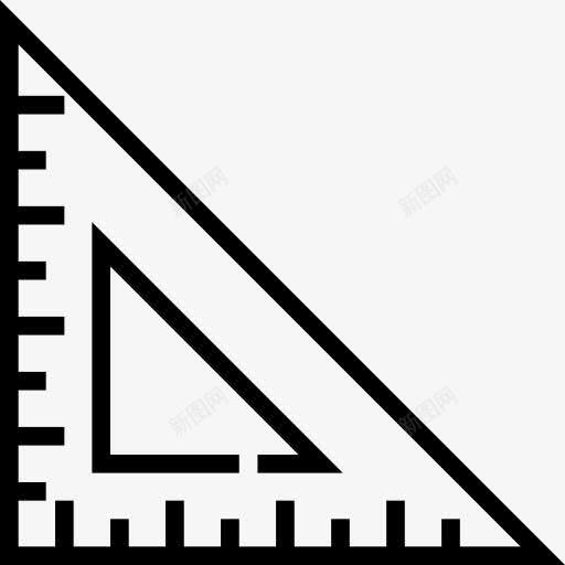 广场图标png_新图网 https://ixintu.com 三角测量 几何 尺子 工具和用具 测量 绘图 编辑工具