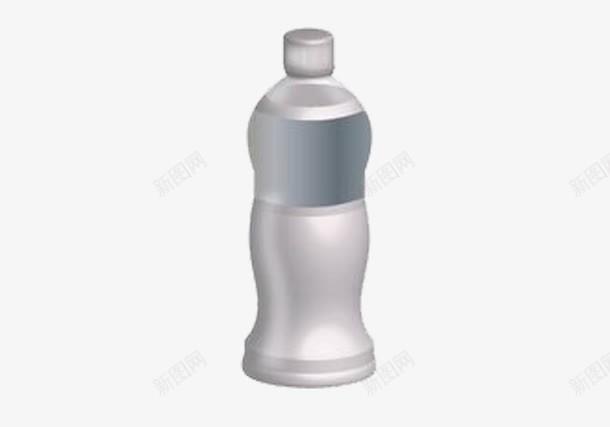 饮料瓶png免抠素材_新图网 https://ixintu.com 瓶子灰色饮料瓶