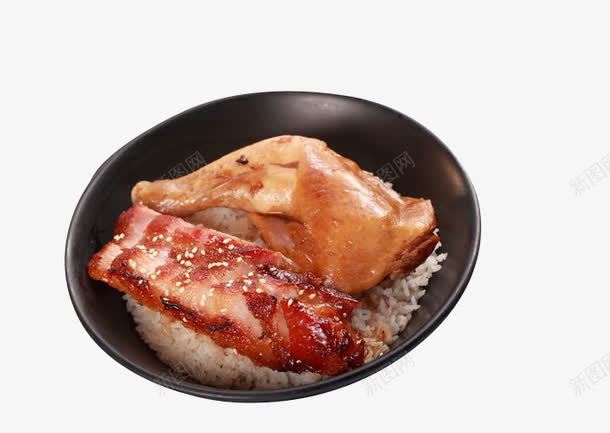 烤鸡肉饭png免抠素材_新图网 https://ixintu.com 烤鸡肉饭 美味 美食 餐饮 饮食