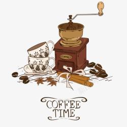 咖啡豆机器咖啡研磨机高清图片
