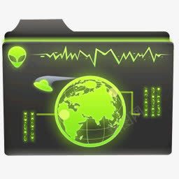 绿色科技系统图标png_新图网 https://ixintu.com 