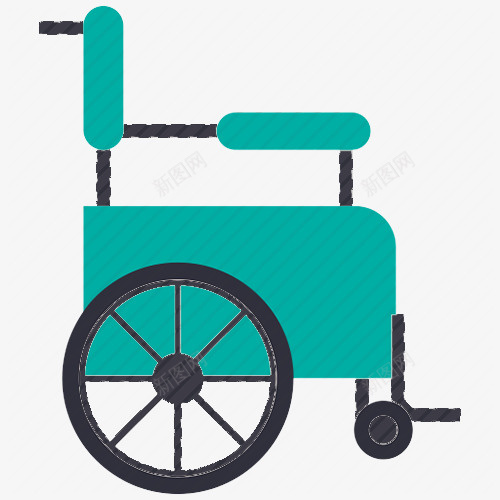 残疾人轮椅绿色漫画png免抠素材_新图网 https://ixintu.com 不能行走 坐轮椅 残疾人 残疾人标志 残疾人漫画 残疾人轮椅