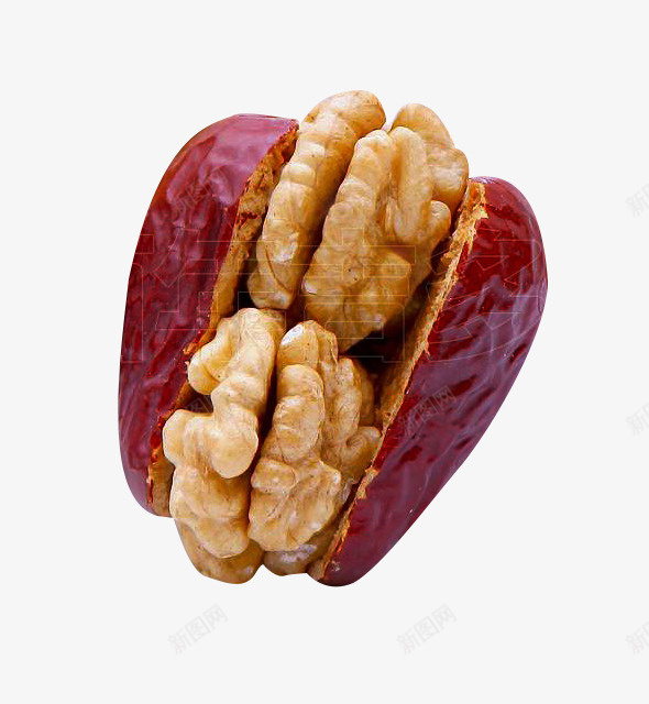 美味枣加核食物png免抠素材_新图网 https://ixintu.com 枣加核 枣加核桃 枣子 核桃 红枣 美味 食物