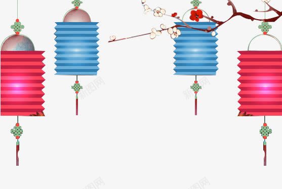 春节灯笼装饰png免抠素材_新图网 https://ixintu.com 卡通 卡通灯笼 春节 春节图片 春节库 春节素材 梅花 灯笼